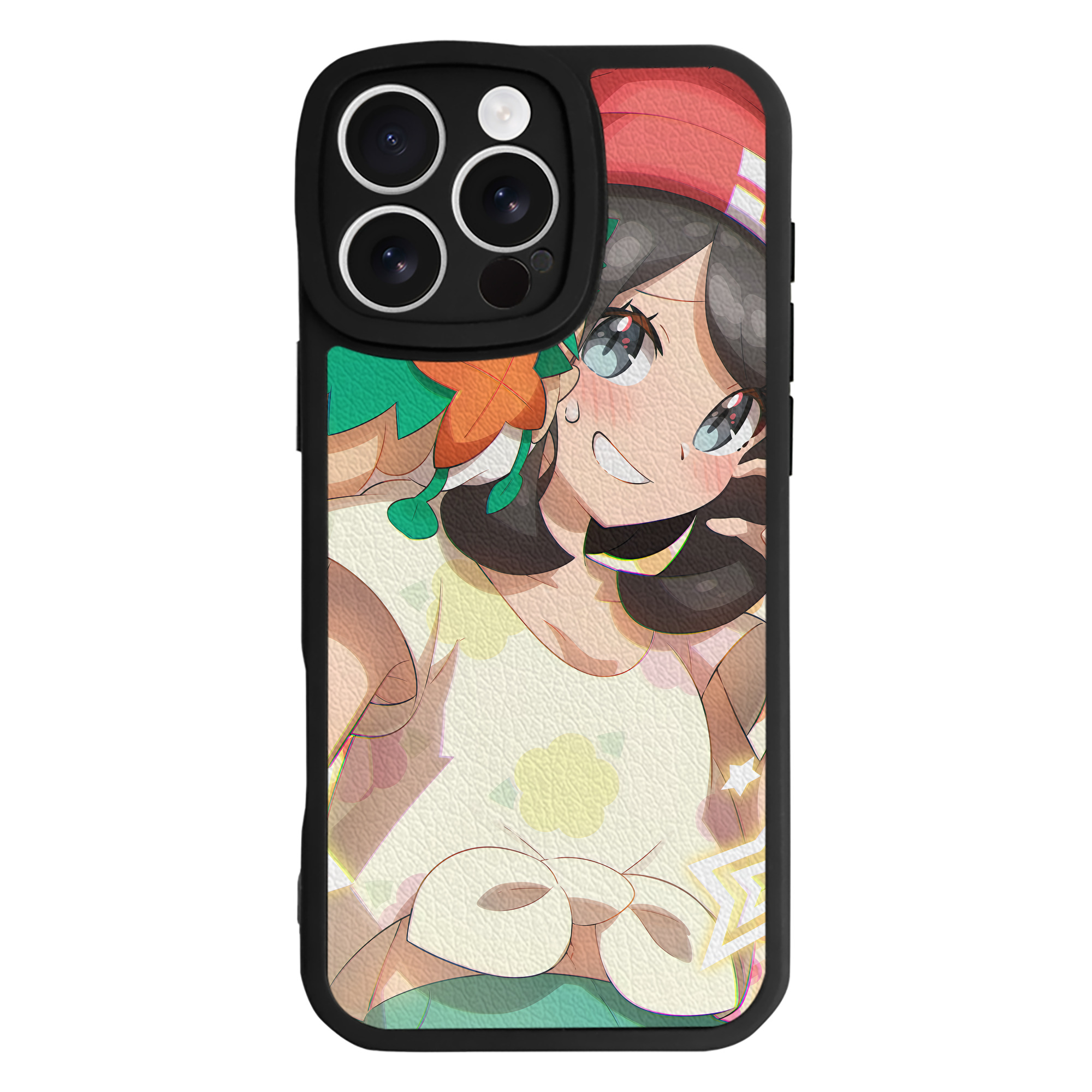 （画像用） ポケットモンスター Pokémon 【iPhone 16シリーズ対応】シリコンスマホケース（レザー調） 材質：シリコン